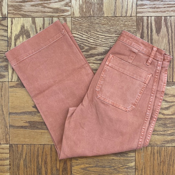 Madewell Denim - Madewell Wide Leg Jean, Color: Coral Pink